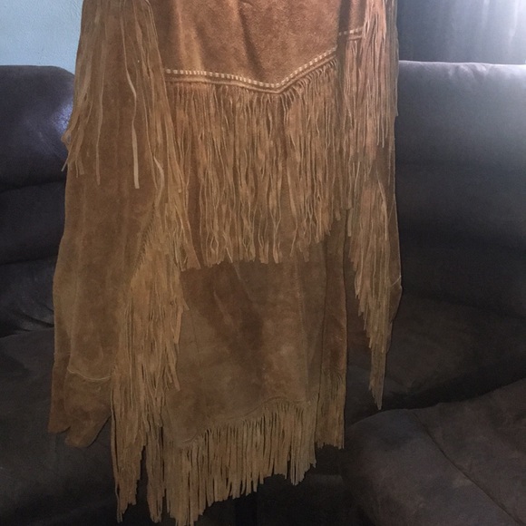 Vintage unisex leather coat - Picture 3 of 6